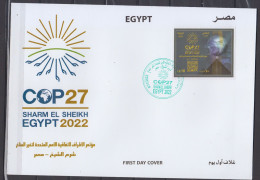 EGYPTE   2022    Premier Jour - Storia Postale