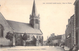 FRANCE - 72 - ROUESSE VASSE - Place De L'église - Carte Postale Ancienne - Other & Unclassified