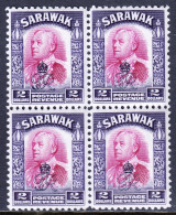 Sarawak - Scott #172 - MNH - Block/4 - SCV $15.00 - Sarawak (...-1963)