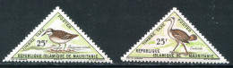 MAURITANIE- Taxe Y&T N°48 Et 49- Neufs Avec Charnière * (oiseaux) - Mauritanie (1960-...)