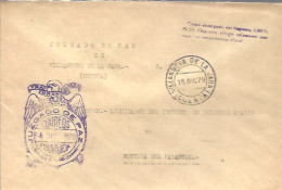 MARCA JUZGADO DE  PAZ  1979 VILLANUEVA DE LA JARA  CUENCA - Franchigia Postale