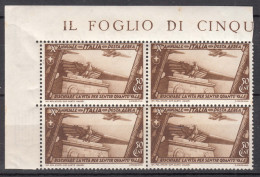 Italy Kingdom 1932 Posta Aerea Sassone#A42 Mi#431 Mint Never Hinged - Neufs