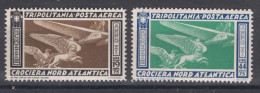 Italy Colonies Tripolitania 1933 Posta Aerea Sassone#28-29 Mint Never Hinged - Tripolitaine