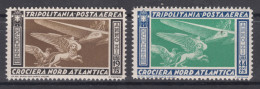 Italy Colonies Tripolitania 1933 Posta Aerea Sassone#28-29 Mint Never Hinged - Tripolitaine