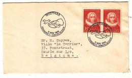 Groenland - Lettre De 1958 - Oblit Godthäb - Hans Egede - - Storia Postale