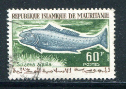 MAURITANIE- Y&T N°182- Oblitéré (poissons) - Mauritanie (1960-...)