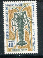 MAURITANIE- Y&T N°181- Oblitéré (crustacés) - Mauritanie (1960-...)
