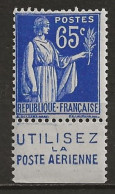 FRANCE: **, N° YT 365b, TB - 1932-39 Paix