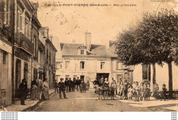 NEUILLE-PONT-PIERRE.    Rue Principale. Carte écrite En 1905  2 Scans - Neuillé-Pont-Pierre