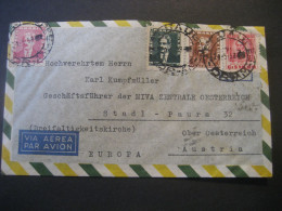 Brasilien- Luftpost Geschäfts-Brief Gelaufen Von Uaupes Nach Stadl Paura - Storia Postale