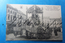 Mechelen Procession Praalstoet   Praalwagen Char Besloten Hof. 1913 - Malines
