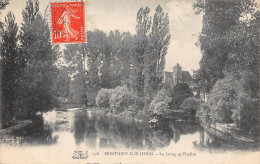 Montigny Sur Loing           77          Le Loing  Et L'église    (voir Scan) - Otros & Sin Clasificación