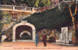 ALGERIE - ALGER - Mustapha - La Grotte Au Jardin Du Musée Des Antiquités - Carte Postale Ancienne - Algerien