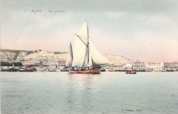 ALGERIE - ALGER - Vue Générale - Voilier - Bateau - Carte Postale Ancienne - Alger