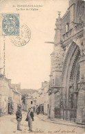 Moret Sur Loing           77          La Rue De  L'église     (voir Scan) - Moret Sur Loing