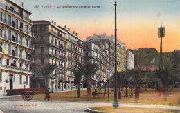 ALGERIE - ALGER - Le Boulevard Général Farre - Carte Postale Ancienne - Alger