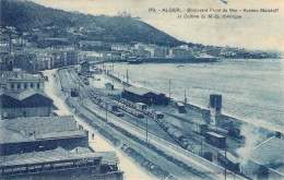 ALGERIE - ALGER - Boulevard Front De Mer - Avenue Malakoff Et Colline De ND D'Afrique - Carte Postale Ancienne - Algiers