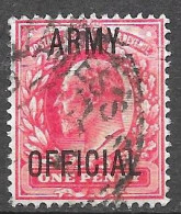 Army Official 1902 : (Voir Commentaire) - Dienstmarken