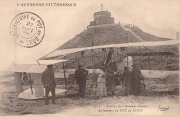 AVIATION - AVIATEURS - Arrivée De L'aviateur Renaux Au Spmmet De Puy De Dome - Carte Postale Ancienne - Airmen, Fliers