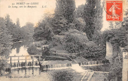 Moret Sur Loing           77         Le Loing Vers Les Remparts. Barrage        N° 44    (voir Scan) - Moret Sur Loing