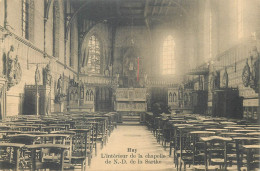 Belgium Huy N-D De La Sarthe Interieur De La Chapelle - Huy