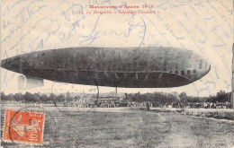 MANOEUVRES - Manoeuvre D'armée 1913 - Le Dirigeable " Adjudant Vincenot" - Carte Postale Ancienne - Maniobras