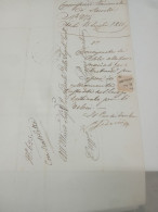 1851 BOLOGNA COMMISSIONE DI SANITA' - 1. ...-1850 Prefilatelia