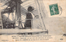 AVIATION - ACCIDENTS - Madame De LAROCHE Fait Une Chute De 50 Mètres De Hauteur - Carte Postale Ancienne - Incidenti