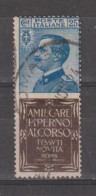 REGNO:  1924/25  PUBBLICITARI  -  25 C. PIPERNO  AZZURRO  E  BRUNO  US. -  SASS. 6 - Reclame