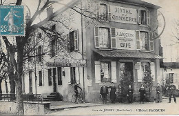 JUSSEY -  1926 -  GARE DE JUSSEY -  L HOTEL JACQUIN - Jussey