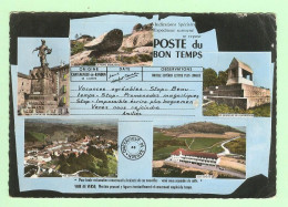 W1223 - CHATEAUNEUF DE RANDON - Multivues - Poste Du Bon Temps, Vue Générale, Les Genets, Statue De Duguesclin - Chateauneuf De Randon