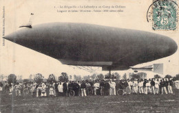 DIRIGEABLES - Le Dirigeable "Le Lebaudy" Au Camp De Châlons - Longeur Du Ballon 59 Mètres  - Carte Postale Ancienne - Luchtschepen