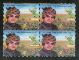 India 2023 Rao Birender Singh BLK/4 MNH - Agriculture