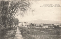 Carpentras * Vue Panoramique Du Ventoux Prise De La Promenade Des Platanes - Carpentras