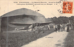 PRECURSEURS - VINCENNES - L'Aéroplane BLERIOT Est Sorti De Son Hangar - Edit E Malcuit - Carte Postale Ancienne - ....-1914: Precursores