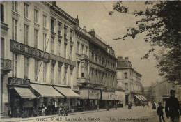 Gent - Gand  // LA Rue De La Station (Hotel Ville De Termonde - Distillerie) 1913 Uitg. Louis Carbonez N. 412. - Gent