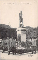 MILITARIA - MEAUX - Monument Du Général Noël Raoul - Carte Postale Ancienne - Monuments Aux Morts