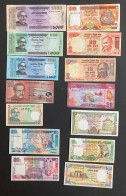 14 X Bangladesh And India Banknotes - Bangladesh
