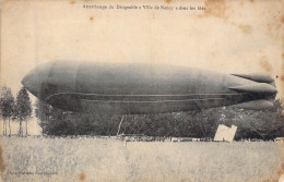 DIRIGEABLES - Atterrissage Du Dirigeable " Ville De Nancy " Dans Les Blés  - Carte Postale Ancienne - Aeronaves