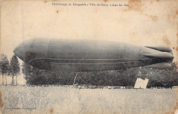 DIRIGEABLES - Atterrissage Du Dirigeable " Ville De Nancy " Dans Les Blés  - Carte Postale Ancienne - Airships