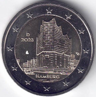 2 EUROS ALEMANIA 2023-HAMBURGO- - Colecciones