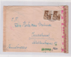 SLOVAKIA WW II  1945 HUNGARY OHAJ DOLNY OHAJ Censored Cover To AUSTRIA GERMANY - Covers & Documents