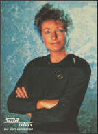 Star Trek TNG - Diana Muldaur As Dr Katherine Pulaski, 1989 - Engale Postcard - Séries TV