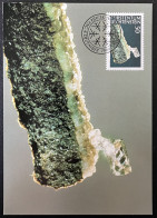 SP CARTE LIECHTENSTEIN 1989 VADUZ QUARTZ - Brieven En Documenten