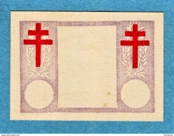 RARISSIME - REUNION - Original D'un Essai D'impression  Billet De Nécessité 50 Centimes (1943) - Croix Lorraine - Réunion