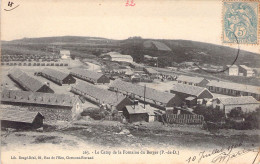 MILITARIA - Le Camp De La Fontaine Du Berger - ( P De D ) - Carte Postale Ancienne - Kazerne