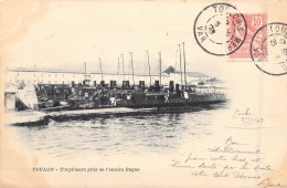 Militaria - Matériel - Torpilleurs Prés De L'ancien Bagne - Toulon -  Carte Postale Ancienne - Matériel