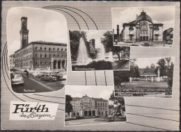 D-90762 Fürth - Alte Ansichten - Bahnhof - Railway Station - Cars - Goggomobil - Opel Rekord - Glas - Nice Stamp 1962 - Fürth