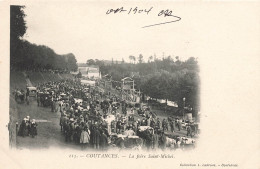 Coutances * La Foire St Michel * Le Champ De Foire * Fête Locale , Marché Au Bestiaux - Coutances