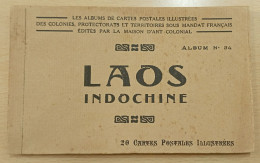 Carnet 20 Cartes Du Laos Indochine - Albums Des Colonies édités Par La Maison D'Art Colonial - Laos